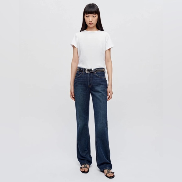 NWT RE/DONE RELAXED LONG JEANS - Picture 1 of 5